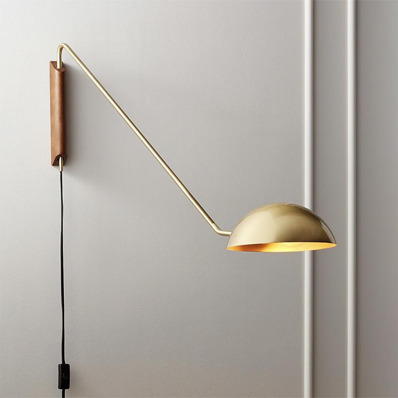 Adjustable Arm Detail of Urban Chic Duckbill Wall Lamp