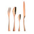 Kaya Rose Gold Cutlery Set - Cutlery Sets - Luxus Heim