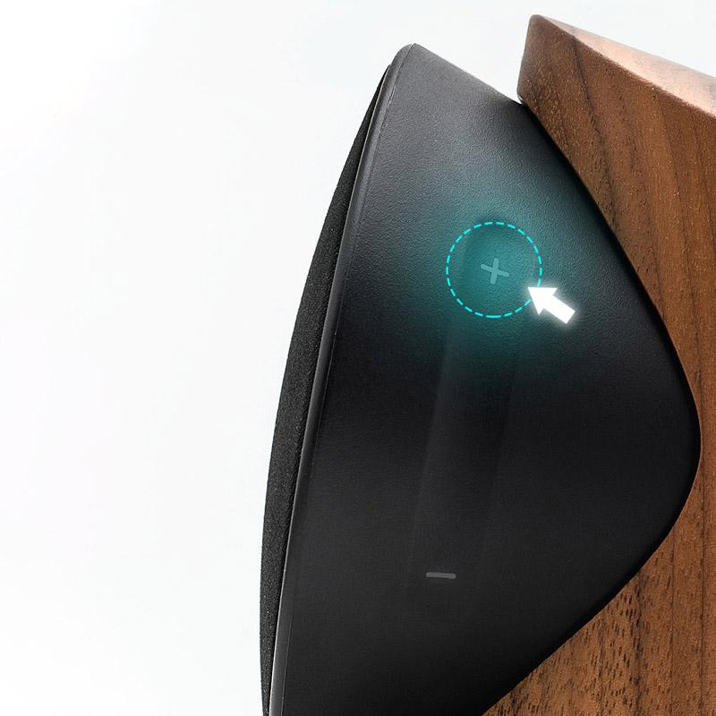 Zowoo Bluetooth TWS Speaker in Solid Walnut Wood